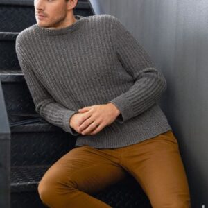 Opskrift Herresweater Cool Wool på dansk som PDF