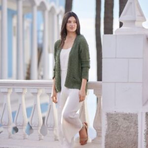 Opskrift Cardigan i Landlust Sommersilke sendes på PDF