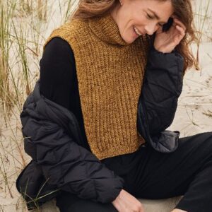 Opskrift Rullekraveindsats i CoolWool Vintage på dansk sendes som PDF