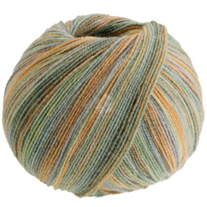 Meilenweit Bomuld/bambus Sole Mix 6417 Orange/Lysgul/Grå/Lysgrøn 100g