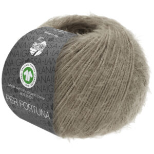 Per Fortuna Økologisk Bomuld Taupe 20 Udgået